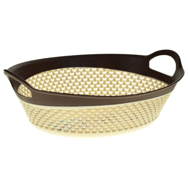 ÜÇSAN DAMLA DESEN ÇİFT RENK SEPET 2,6LT M1269