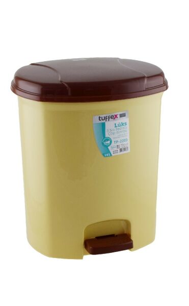 TUFFEX PEDALLI ÇÖP KOVASI LÜKS 14LT NO:3 TP 2203