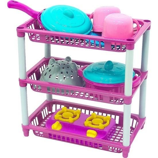 BEST TOYS ÜÇ KATLI MUTFAK SEPETİ 6613