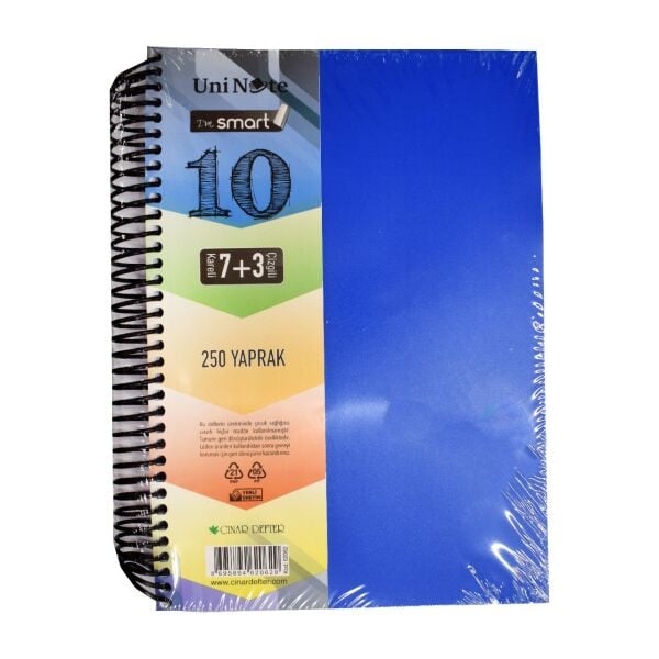 ÇINAR I M SMART 250 YP. A4 AYRAÇLI DEFTER 7+3 62062