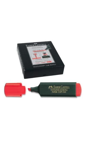 FABER CASTELL KIRMIZI FOSFORLU KALEM 1548