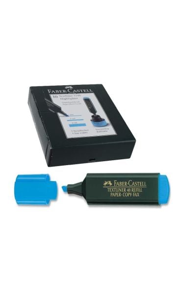 FABER CASTELL MAVİ  FOSFORLU KALEM 1548
