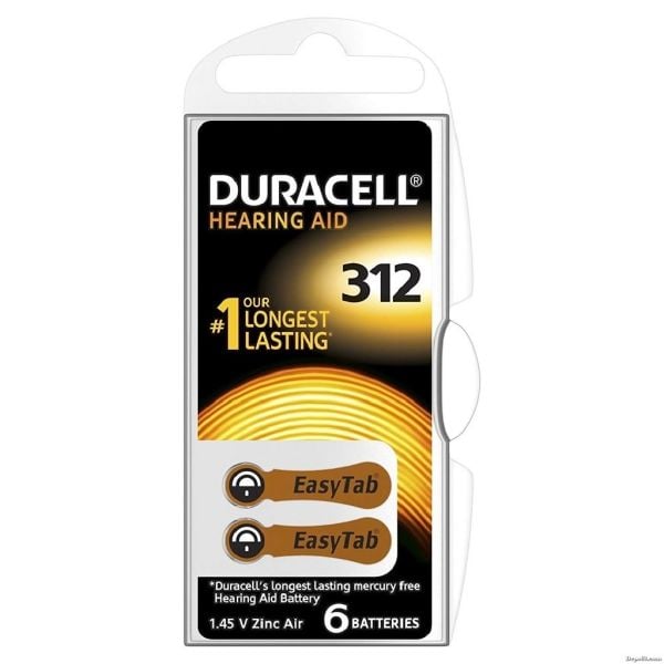 DURACELL ACTIVAIR 312 6LI KULAKLIK PİLİ