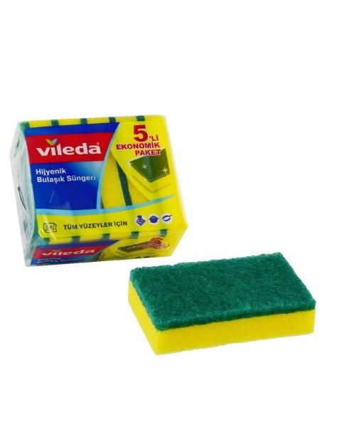 VİLEDA 5 Lİ YEŞİL DÜZ SÜNGER