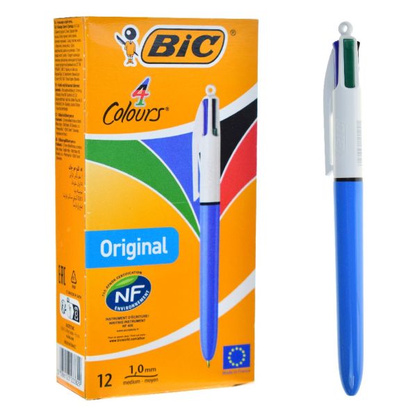 BİC 4 COLOURS ORİGİNAL 4C B12 TÜKENMEZ KALEM