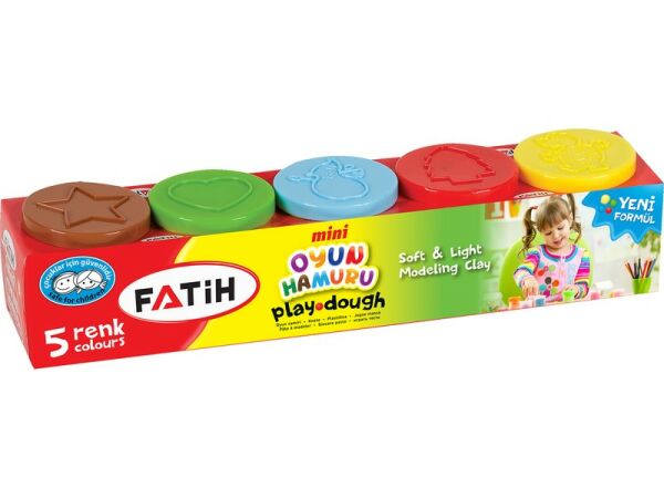 FATİH MİNİ OYUN HAMURU 5Lİ SET