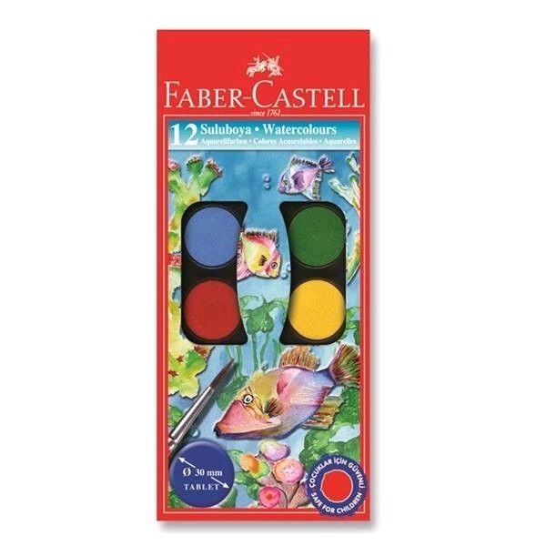 FABER CASTELL REDLİNE 12 Lİ BÜYÜK SULUBOYA