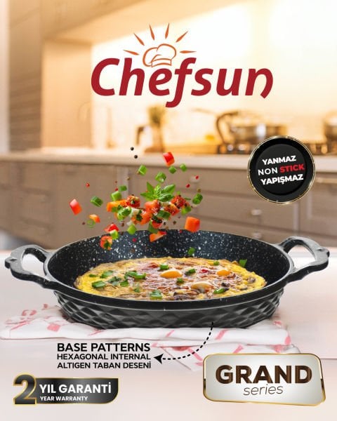 CHEFSUN GRAND SERİES DÖKÜM SAHAN 22 CM