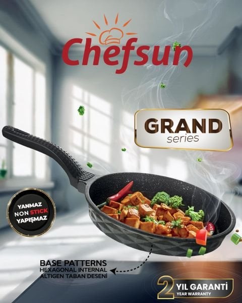 CHEFSUN GRAND SERİES DÖKÜM TAVA 24 CM