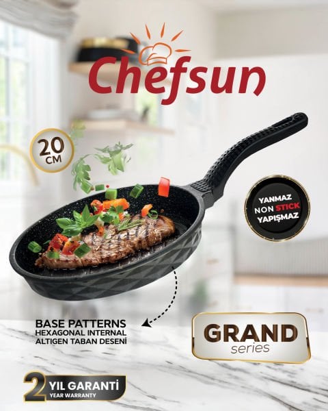 CHEFSUN GRAND SERİES DÖKÜM TAVA 20 CM