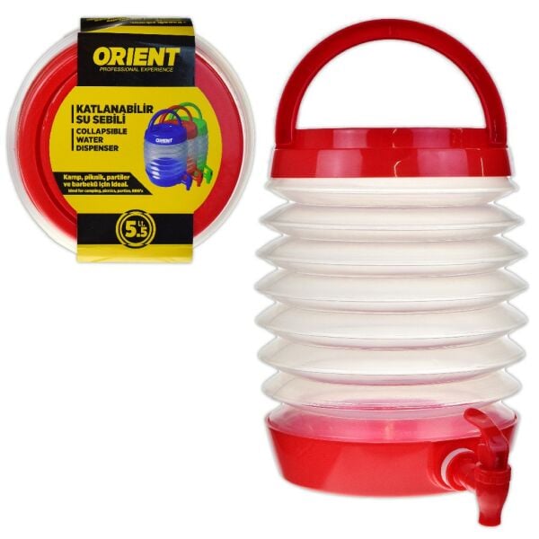 ORIENT KATLANABİLİR SU SEBİLİ KIRMIZI BOW55K