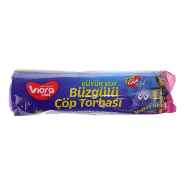 VİORA BÜZGÜLÜ KOKULU BÜYÜK BOY NEPTÜN ÇÖP POŞETİ 10 AD. VRP-129