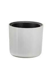 POLİWORK MİMOZA SAKSI BEYAZ 14CM