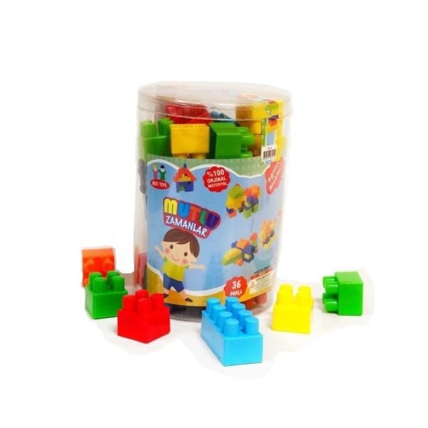 BEST TOYS SİLİNDİR KUTU 36 PARÇA LEGO 6415