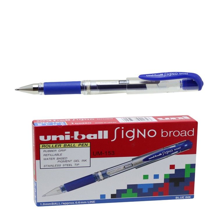 UNİBALL SİGNO MAVİ İMZA KALEM UM-153
