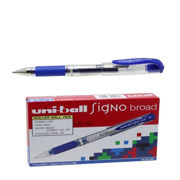 UNİBALL SİGNO MAVİ İMZA KALEM UM-153