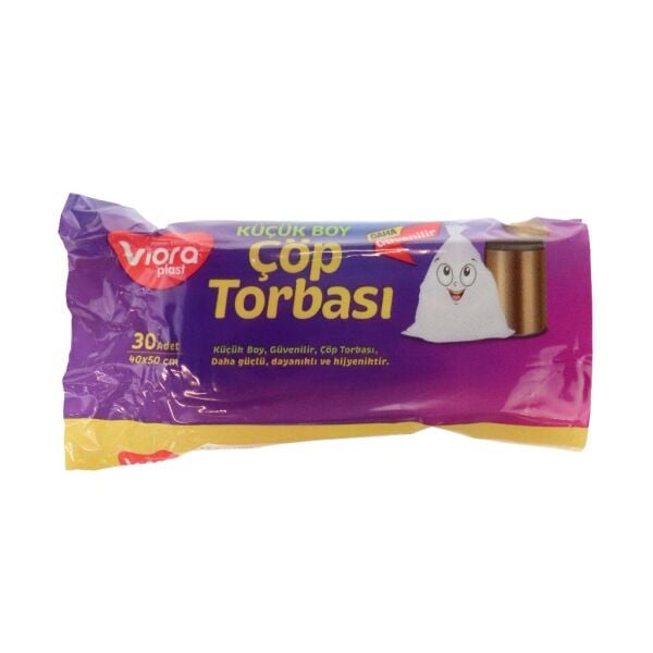 VİORA STANDART MİNİ ŞEFFAF ÇÖP POŞETİ 30 AD. VRP-135