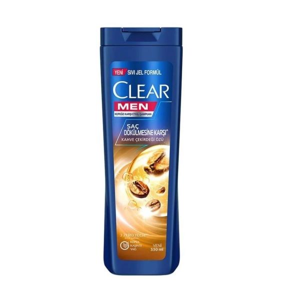 CLEAR 350 ML ŞAMP. DÖK.KARŞI KAHVE ÇEKİRDEĞİ ÖZLÜ