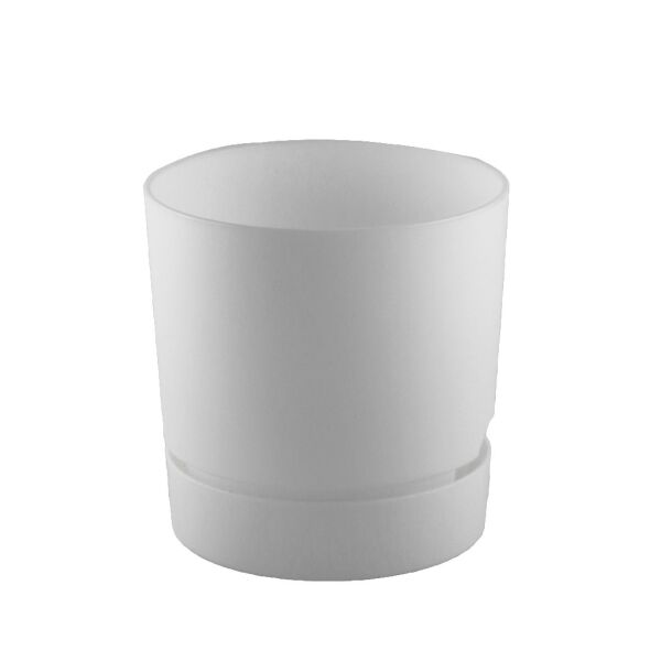 POLİWORK BEGONYA SAKSI BEYAZ 25CM