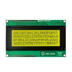 4x20 LCD Ekran Yeşil