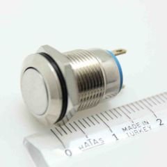 12mm Metal Buton IP65 Su Geçirmez