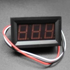 Digital Voltmetre 0-100v Kırmızı