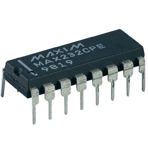MAX232 DIP-16 +5V , RS 232 Alıcı-Verici