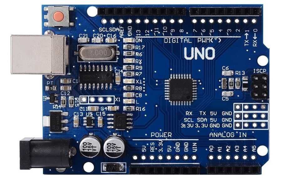 Arduino Uno R3 SMD CH340 Chipset Klon (Usb Kablo Dahil)