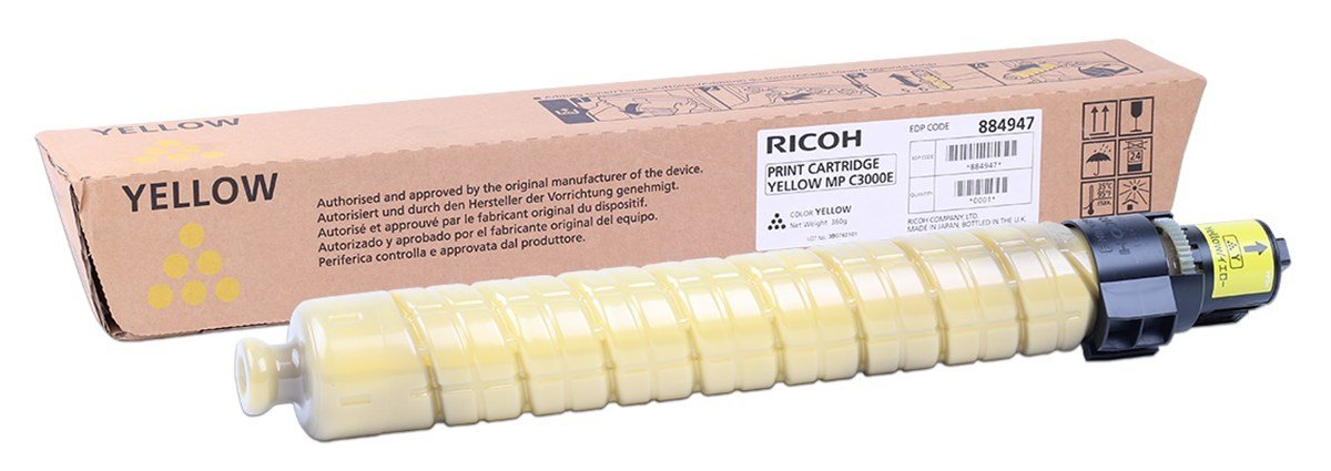 Ricoh MP-C 2500  3000  2000 Orjinal Sarı Toner