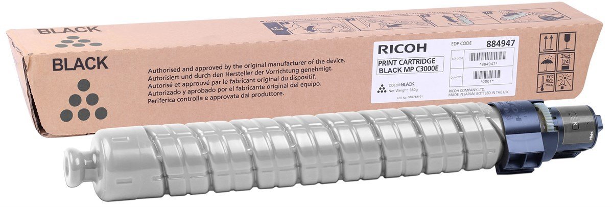 Ricoh MP-C 2500  3000  2000 Orjinal Siyah Toner