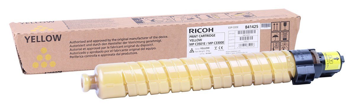 Ricoh MP-C 2800 Orjinal Sarı Toner MP-C 3001  3300  3501