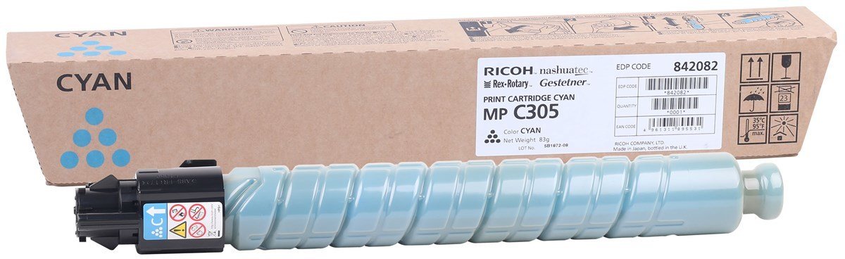 Ricoh MP-C 305 Orjinal Mavi Toner 842082