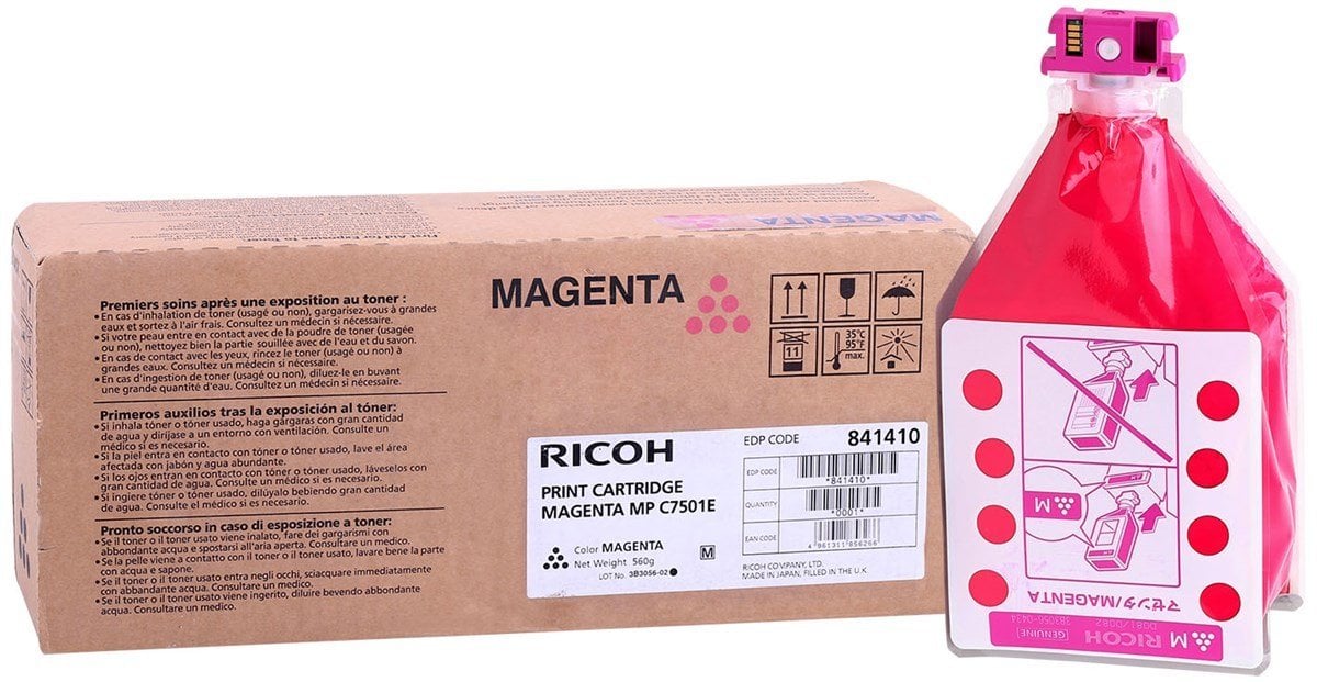 Ricoh MP-C 7501 Orjinal Kırmızı Toner MP-C 6501-7570 (842075-841410-841367)