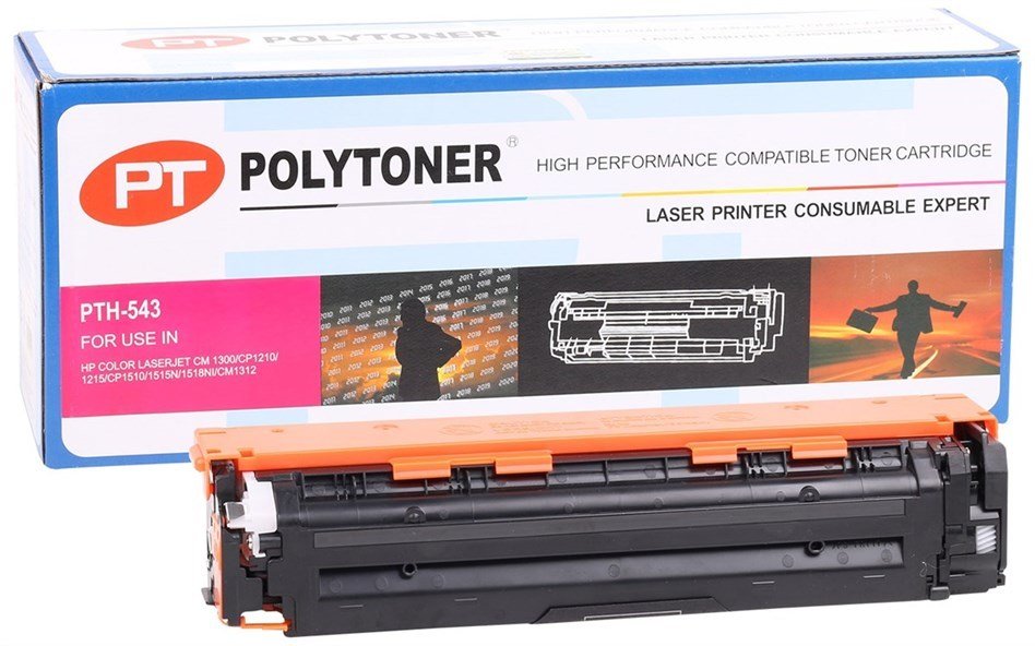 HP CB543A 125A CE323A 128A CF213A 131A Kırmızı Polytoner CM 1415 M276 Pro200