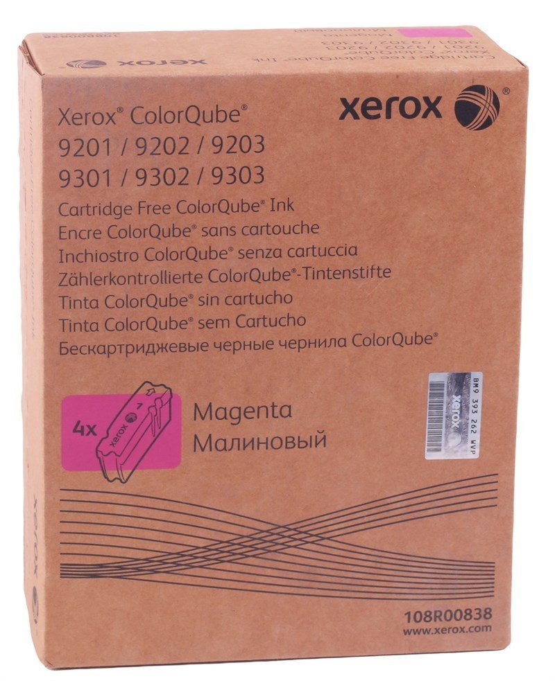 Xerox ColorQube 9201  9202  9203 Orjinal Kırmızı Toner 9301  9302 9303 108R00838