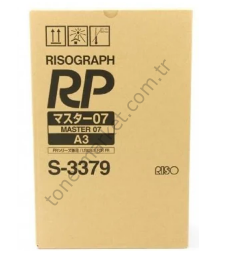 Riso S-3379 Orjinal A3 Master FR-RP 2950 3100 3105 3500 3505 3590 3910 3919