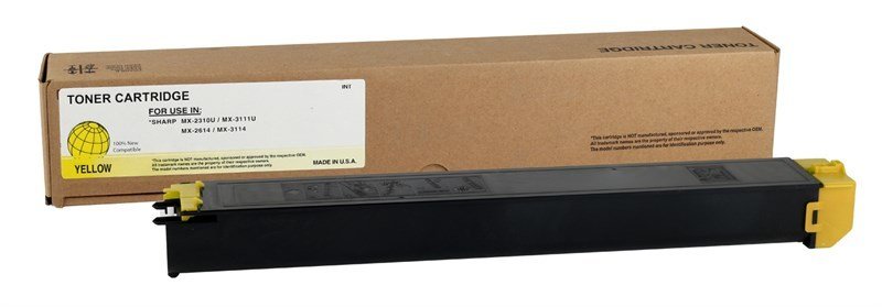 Sharp MX-23GT-YA Smart Sarı Toner MX-2010 2310 3111 2314 2614 3114