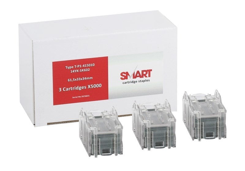 Staples SMART SR 4120  14YK  SK602  SH10 Staple Type: P1 3x5000  37664