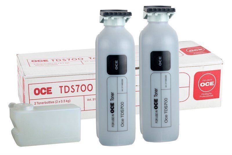 Oce Toner TDS 700, 750 1060047449 500g Bottle (Made in USA)