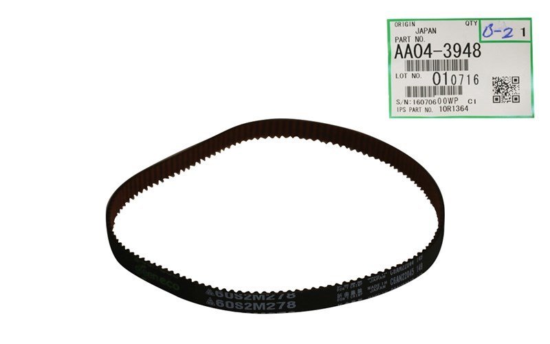 Ricoh MP 7500 Orjinal Timing Belt 6000 7000 8000 9000 9002 9003 7503  0792-4139C