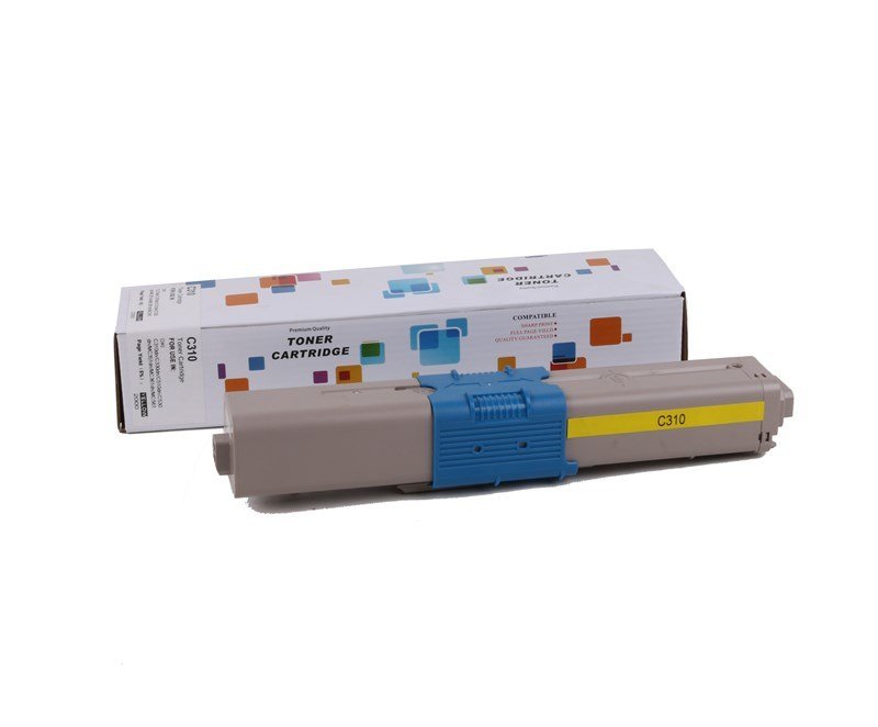 Oki C310 Sarı Muadil Toner C330  C510  C530  MC351  MC361  MC561