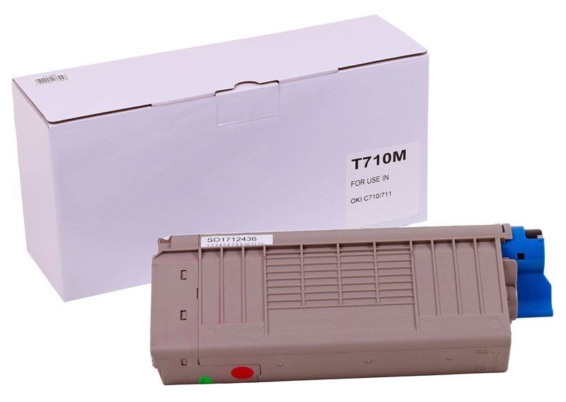 Oki C710M Kırmızı Muadil Toner C711 (11000 Sayfa)