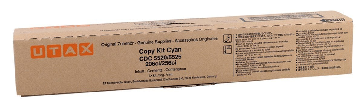 Utax CDC-5520-5525-206Cİ-256Cİ / Triumph Adler DCC-6520 Orjinal Mavi Toner