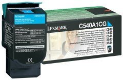 Lexmark C540A1CG Orjinal Mavi Toner  C-540  C-543  C-544