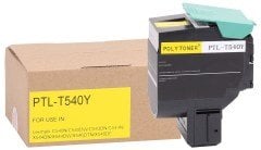 Lexmark Polytoner C540A1YG  C-540  C-543  C-544  1000Syf. Sarı Toner