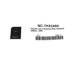 Kyocera Mita TK-8345 Toner Chip Siyah Taskalfa 2552ci