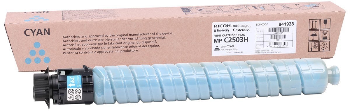 Ricoh MP-C 2003H Orjinal Mavi Toner MP-C 2503 2011 2004 2504 841928