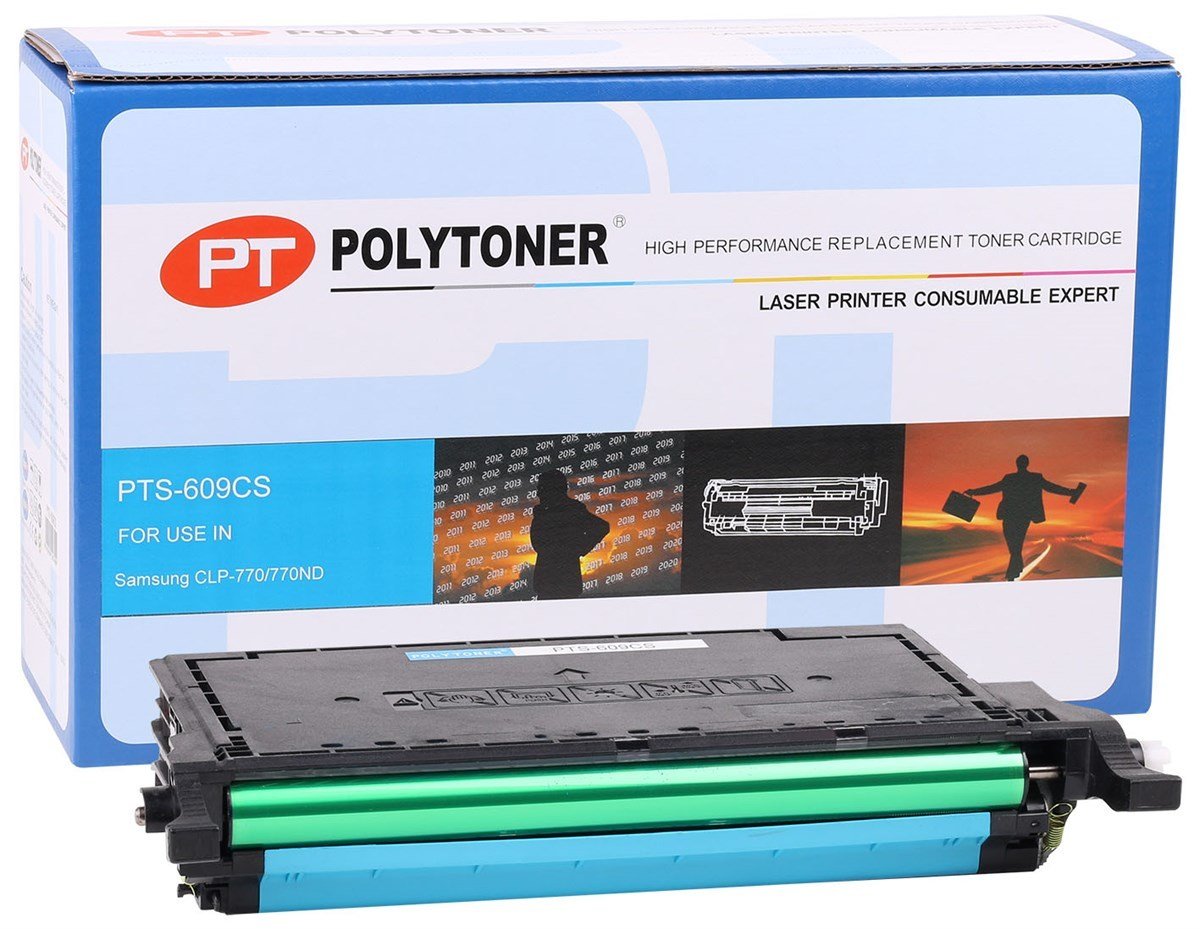 Samsung 609CS Polytoner Mavi CLP 775 ND  770 N (7000 Sayfa)