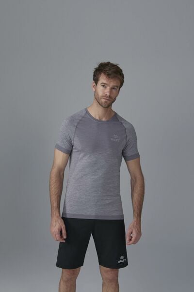 Gri DRYRUN Seamless Tişört