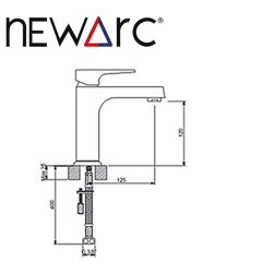 Newarc Aqua Lavabo Bataryası